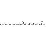 CAS#: 86360-68-1， (3E,5E,7E,9E,12E)-1,1-Dihydroxy-1,3,5,7,9,12-docosahexaen-11-one