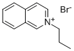结构式 CAS# 86377-01-7, 1-正丙基异喹啉鎓溴化物