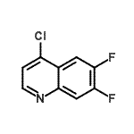 CAS 登录号：863785-94-8， 4-氯-6,7-二氟喹啉