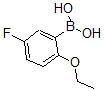 结构式 CAS# 864301-27-9, 2-乙氧基-5-氟苯硼酸