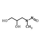 CAS 登录号：86451-37-8， 3-[甲基(亚硝基)氨基]-1,2-丙烷二醇
