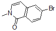 结构式 CAS# 864866-92-2, 6-溴-2-甲基-1(2H)-异喹啉酮