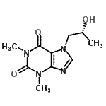 CAS#: 86540-96-7， 7-[(2R)-2-Hydroxypropyl]-1,3-dimethyl-3,7-dihydro-1H-purine-2,6-dione