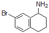 structure of CAS# 865472-04-4, 7-Bromo-1,2,3,4-Tetrahydro-1-Naphthalenamine;7-BROMO-1,2,3,4-TETRAHYDRO-NAPHTHALEN-1-YLAMINE HYDROCHLORIDE;7-Bromo-1,2,3,4-Tetrahydronaphthalen-1-Amine Hydrochloride;7-Bromo-1,2,3,4-Tetrahydronaphthalen-1-Amine