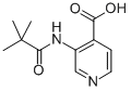 structure of CAS# 86847-91-8, 3-(2,2-Dimethyl-Propionylamino)-Isonicotinic Acid;3-(2,2-DIMETHYL-PROPIONYLAMINO)-ISONICOTINIC ACID;3-PIVALAMIDOISONICOTINIC ACID