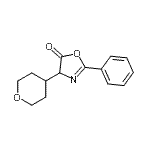CAS 登录号：868748-79-2， 2-苯基-4-(四氢-2H-吡喃-4-基)-1,3-恶唑-5(4H)-酮