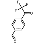 结构式 CAS# 86988-50-3, 4-(三氟乙酰基)苯甲醛