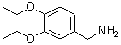 结构式 CAS# 869942-88-1, 1-(3,4-二乙氧基苯基)甲胺