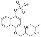 CAS#: 87075-33-0， (+/-)-4Hydroxy Propranolol Sulfate