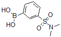structure of CAS# 871329-59-8, B-[3-[(Dimethylamino)Sulfonyl]Phenyl]-Boronic Acid;3-(N,N-Dimethylsulphonamido)Benzeneboronic Acid 98%;3-(N,N-DIMETHYLSULPHONAMIDO)BENZENEBORONIC ACID;3-(Dimethylsulfamoyl)Benzeneboronic Acid, 98%