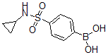 结构式 CAS# 871329-67-8, B-[4-[(环丙基氨基)磺酰基]苯基]-硼酸