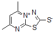 CAS 登录号：87253-83-6， 5,7-二甲基[1,3,4]噻二唑并[3,2-a]嘧啶-4-鎓-2-硫醇