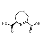 CAS#: 87254-95-3， (5R)-2,5,6,7-Tetrahydro-1,4-thiazepine-3,5-dicarboxylic acid