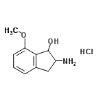 CAS 登录号：872785-85-8， 2-氨基-7-甲氧基-1-茚满醇盐酸盐(1:1)