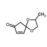 CAS#: 87306-23-8， 2-Methyl-1,4-dioxaspiro[4.4]non-8-en-7-one