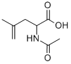 结构式 CAS# 87325-65-3, N-乙酰基-4,5-去氢-DL-亮氨酸