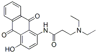 CAS 登录号：87367-07-5， 1-(omega-二乙基氨基丙酰胺基)-4-羟基-9,10-蒽二酮
