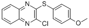 CAS#: 87378-88-9， 2-Chloro-3-[(4-Methoxyphenyl)Thio]Quinoxaline