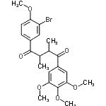CAS#: 874150-52-4， 1-(3-Bromo-4-methoxyphenyl)-2,3-dimethyl-4-(3,4,5-trimethoxyphenyl)-1,4-butanedione
