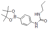structure of CAS# 874291-01-7, 4-(3-Propylureido)phenylboronic acid, pinacol ester;1-PROPYL-3-[4-(4,4,5,5-TETRAMETHYL-1,3,2-DIOXABOROLAN-2-YL)PHENYL]UREA;Urea,N-Propyl-N(4-4,4,5,5-Tetramethy(1,3,2-Dioxabor0lan-2-Yl)Phenyl;4-[(Propylcarbamoyl)Amino]Benzeneboronic Acid, Pinacol Ester 98%