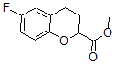 结构式 CAS# 874649-82-8, 6-氟-3,4-二氢-2H-1-苯并吡喃-2-羧酸甲酯