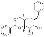 结构式 CAS# 87508-17-6, 苯基 4,6-O-亚苄基-1-硫代-beta-D-吡喃葡萄糖苷