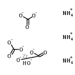 CAS#: 87534-11-0， Ammonium zirconium(4+) carbonate hydroxide (3:1:3:1)