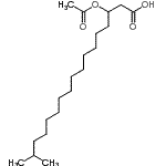 CAS#: 87538-90-7， 3-Acetoxy-16-methylheptadecanoic acid
