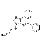 CAS#: 87540-68-9， N-Allyl-6-phenyl[1,2,4]triazolo[3,4-a]phthalazin-3-amine