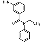 结构式 CAS# 875837-45-9, 3-氨基-N-乙基-N-苯基苯甲酰胺