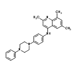 CAS#: 87602-41-3， 2,6,8-Trimethyl-N-[4-(4-phenyl-1-piperazinyl)phenyl]-4-quinolinamine