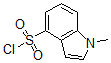 structure of CAS# 876316-36-8, 1-Methyl-1H-Indole-4-Sulfonylchloride;1-Methyl-1H-Indole-4-Sulphonyl Chloride 97%;1-METHYL-1H-INDOLE-4-SULPHONYL CHLORIDE;1-METHYL-1H-INDOLE-4-SULFONYL CHLORIDE