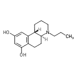 CAS 登录号：87657-30-5， (4aS,10bS)-4-丙基-1,2,3,4,4a,5,6,10b-八氢苯并[f]喹啉-7,9-二醇
