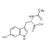 CAS 登录号：87667-59-2， N-乙酰基-6-羟基-L-色氨酸