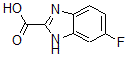 structure of CAS# 876710-76-8, 6-Fluoro-1H-Benzimidazole-2-carboxylic Acid