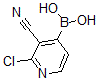 结构式 CAS# 878194-88-8, 2-氯-3-氰基吡啶-4-基硼酸