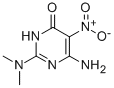 结构式 CAS# 880-89-7, 6-氨基-2-(二甲基氨基)-5-硝基-4(1H)-嘧啶酮