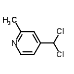 CAS#: 88237-08-5， 4-(Dichloromethyl)-2-methylpyridine