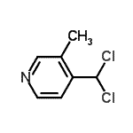 CAS#: 88237-11-0， 4-(Dichloromethyl)-3-methylpyridine