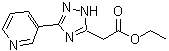 CAS#: 883290-90-2， Ethyl [3-(3-pyridinyl)-1H-1,2,4-triazol-5-yl]acetate