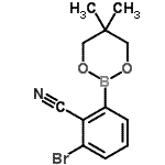 CAS#: 883899-07-8， 2-Bromo-6-(5,5-dimethyl-1,3,2-dioxaborinan-2-yl)benzonitrile