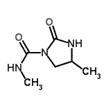 CAS 登录号：88408-04-2， N,4-二甲基-2-氧代-1-咪唑烷甲酰胺