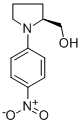 结构式 CAS# 88422-19-9, (2S)-1-(4-硝基苯基)-2-吡咯烷甲醇