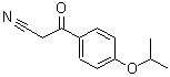 structure of CAS# 884504-22-7, 3-(4-Isopropoxyphenyl)-3-oxopropanenitrile;3-oxo-3-[4-(propan-2-yloxy)phenyl]propanenitrile;3-Oxo-3-[4-(Propan-2-Yl-Oxy)Phenyl]Propanenitrile;4-ISOPROPOXYBENZOYLACETONITRILE