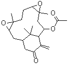 CAS#: 88498-46-8， 5,10,17,17-Tetramethyl-14-methylene-15-oxo-4,9-dioxatetracyclo[11.3.1.0<sup>3,5</sup>.0<sup>8,10</sup>]heptadec-12-yl acetate