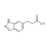 CAS#: 885271-23-8， 3-(1H-Indazol-6-yl)propanoic acid
