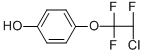 结构式 CAS# 88553-89-3, 4-(2-氯-1,1,2-三氟-乙氧基)-苯酚