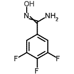 structure of CAS# 885954-61-0, 3,4,5-Trifluoro-N'-hydroxybenzenecarboximidamide;(hydroxyimino)(3,4,5-trifluorophenyl)methylamine;3,4,4,5,5,5-Hexafluoro-3-trifluoromethylpent-1-yne;3,4,4,5,5,5-HEXAFLUOROPENT-2-ENOIC ACID ETHYL ESTER