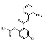 CAS#: 88599-48-8， 2-Methylphenyl 2-(carbamoyloxy)-5-chlorobenzoate