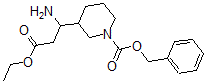 CAS 登录号：886362-35-2， beta-氨基-1-[(苯基甲氧基)羰基]-3-哌啶丙酸乙酯